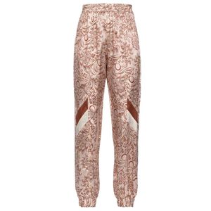 Ethnic style viscose trousers
