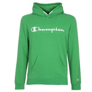 Felpa in cotone con logo bianco centrale