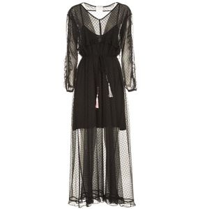 Fil7 dress in black polka dot tulle