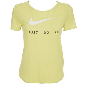 Yellow sports t-shirt with logo
