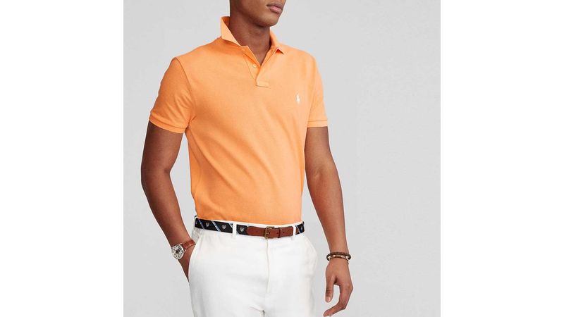 Orange ralph lauren clearance shirt