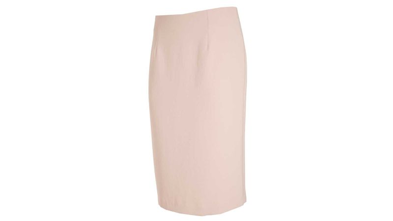 Pale pink pencil on sale skirt