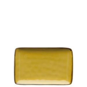Rectangular tray Ocher 13cm