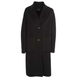 Two-button wool coat