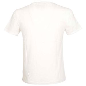 Custom Slim fit white T-Shirt with logoed pocket