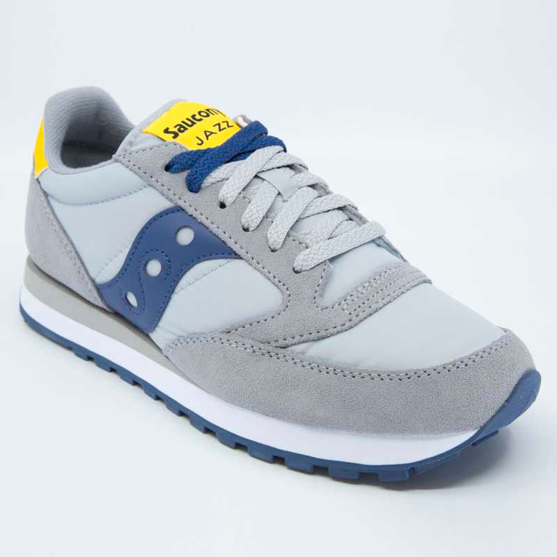 saucony jazz grey yellow