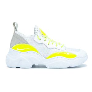 Energy B sneakers in white and yellow