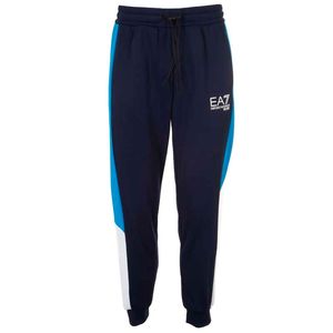 Pantalone jogger con bande in contrasto