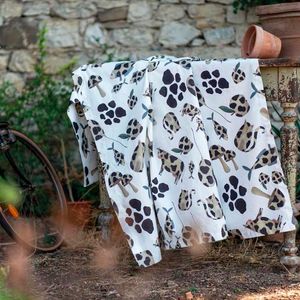 Macchia tablecloth in printed cotton