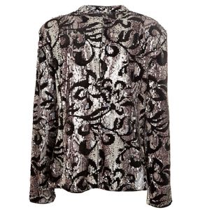 Giacca con paillettes luccicanti