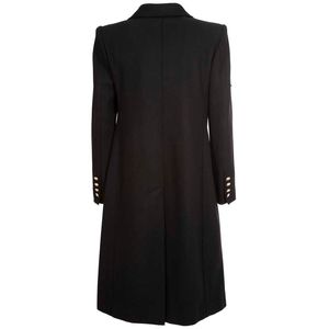 Nono black double-breasted coat