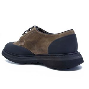 Stringata 3 occhielli in suede