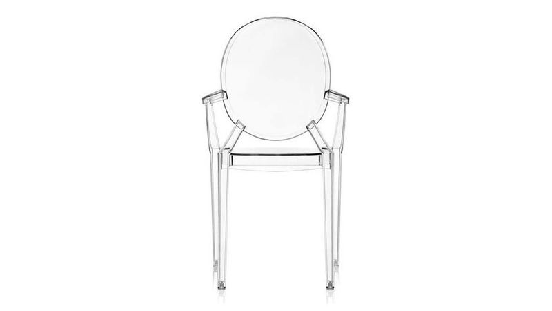 Sedia Kartell Victoria Ghost in policarbonato trasparente cristallo