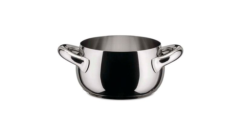 Alessi Casseruola in acciaio inox con due manici diam. 24cm