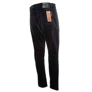 Pantaloni slim fit in velluto stretch