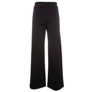 Pantalone a zampa con elastico in vita