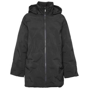 Oversized padded jacket with detachable hood