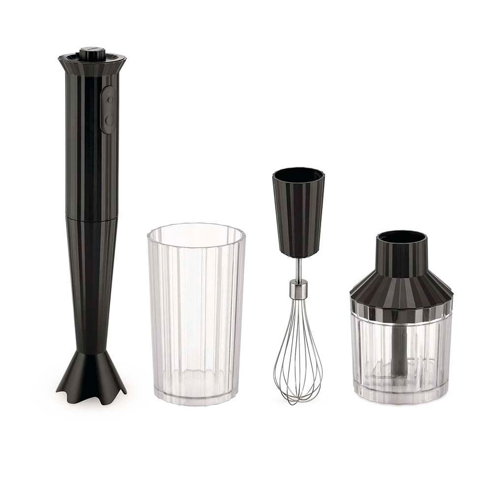 Alessi - Set di due pinze per tostapane Plissè grigio su