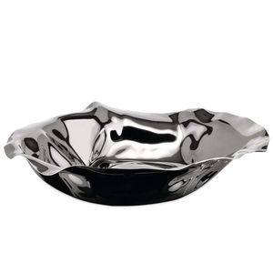 Sarrià round basket in steel