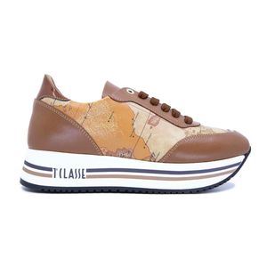 Sneakers stampa Geo con suola over