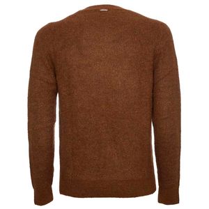 Brown sweater in wool and alpaca