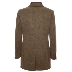 Brown Praga coat with bib