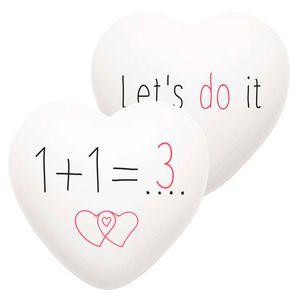 Cuore 1+1 bianco