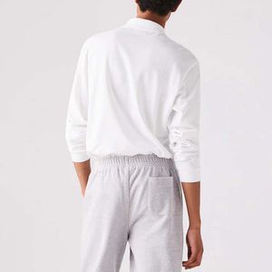 Classic Fit white polo shirt with logo