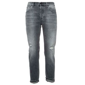Jeans Brighton carrot fit grigio