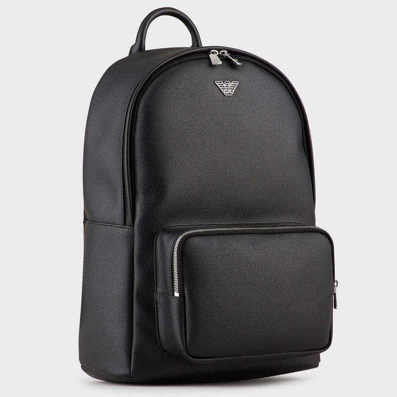 armani leather backpack