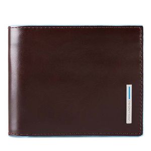 Blue Square wallet with removable document holder