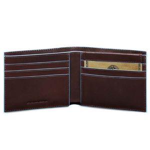 Blue Square wallet with removable document holder