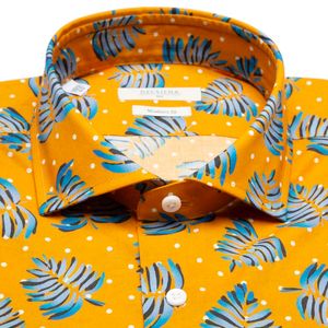 Shirt with floral pattern in cotton