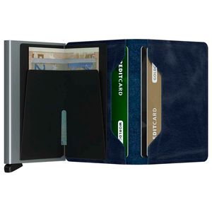 Mini Wallet Vintage Blu