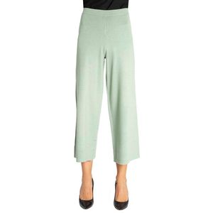 Paper viscose knit trousers