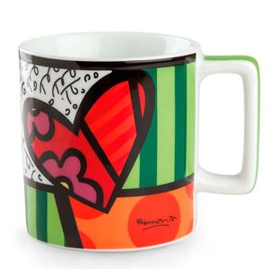 Britto Cuore porcelain mug