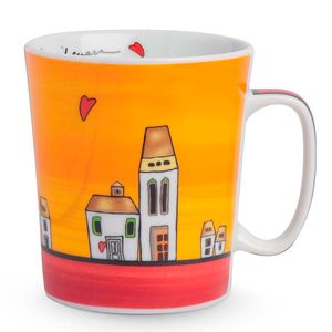 Le Casette red mug