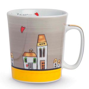 Le Casette yellow mug