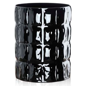 Vaso Matelassè nero lucido