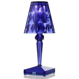 Battery blue lamp