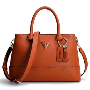 Cordelia Saffiano brown handbag