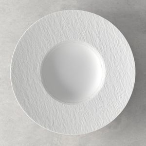 Manufacture Rock Blanc pasta plate