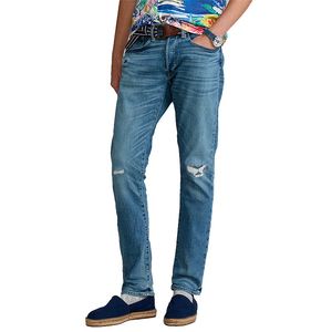 Sullivan slim fit jeans with abrasions