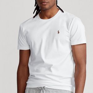 T-Shirt Custom Slim Fit bianca con pony