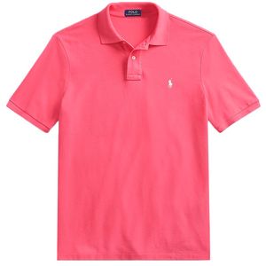 Polo Slim Fit Hot Pink in cotone piquet