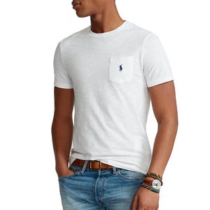 Custom Slim Fit white T-Shirt with pocket