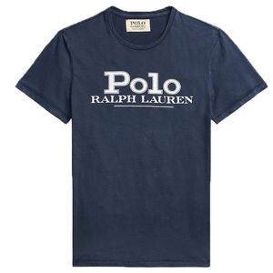 T-Shirt Custom Slim fit blu con stampa