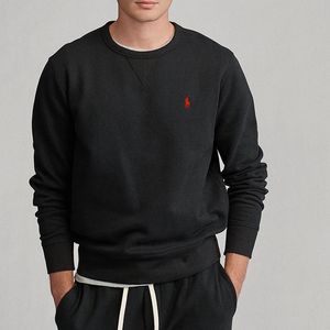 Polo Black cotton sweatshirt with pony