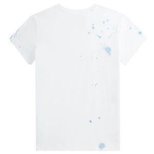 White Polo Bear T-Shirt with splashes