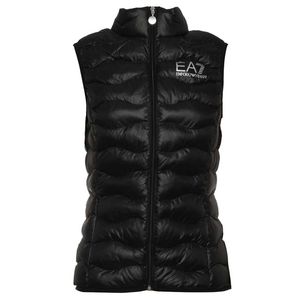 Padded wave quilted vest